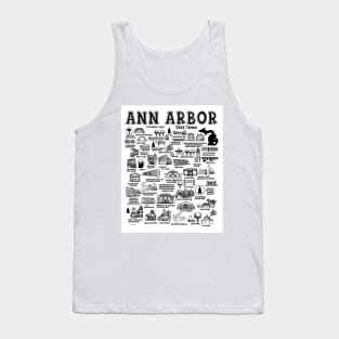 Ann Arbor Map Tank Top